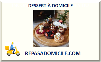 DESSERT À DOMICILE