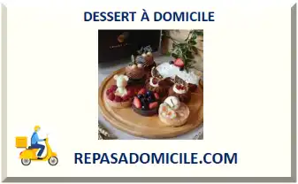 DESSERT À DOMICILE