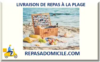 LIVRAISON DE REPAS À LA PLAGE