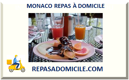 MONACO REPAS À DOMICILE