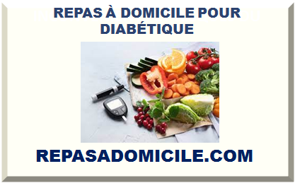LIVRAISON REPAS À DOMICILE POUR DIABÉTIQUE 2025
