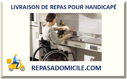 LIVRAISON DE REPAS POUR HANDICAPÉ